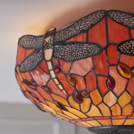 Plafon Dragonfly flame (70721) Tiffany