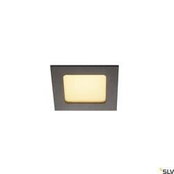 FRAME BASIC, lampa wpuszczana, LED, 3000K, kolor czarny matowy, zestaw, 9,4W, z zasilaczem (112720) - SLV