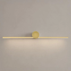 Kinkiet Artist Złoty 9W LED 60cm (ML2050) - Milagro