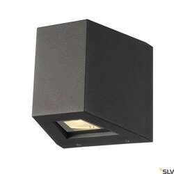 OUT-BEAM, lampa ścienna outdoor, LED, 3000K, beam up/flood down, antracytowa (229665) - SLV