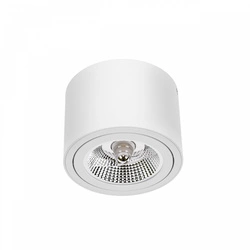 CHLOE AR111 NATYNKOWA GU10 250V IP20 139x100mm BIAŁY okrągła ruchoma (SLIP005012) - Spectrum LED
