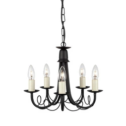 Żyrandol Minster (MN5-BLACK) - Elstead Lighting