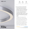 Lampa sufitowa PURE-LINES, ALUMINIUM (6306-95) - Paul Neuhaus