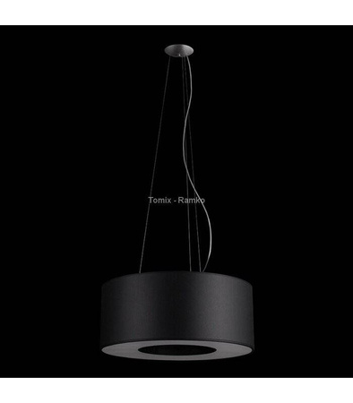 Lampa wisząca Tubus 100 biały/czarny (67786) Ramko - żyrandol