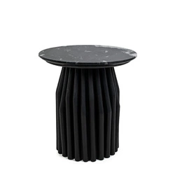 MaMaison stolik LEVANTE czarny marmur /   drewno (MM001501100336) - MaMaison
