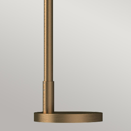Lampa podłogowa Remyck - 1 źródło światła - Szczotkowane złoto (ALM-REMYCK-FL-GD) - Elstead Lighting