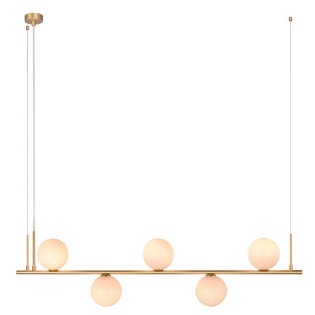PENDANT LIGHT 5XE14 GOLD (1998 Zambelis) - Zambelis
