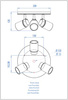 Lampa halogenowa Como 3 (Astro 6107)