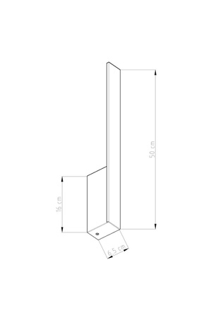 Kinkiet LAHTI S złoty LED 4000K (TH.187) - Thoro Lighting