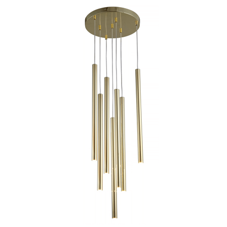 Lungo 7 złota lampa wisząca (LP-894/7P GD) - Light Prestige