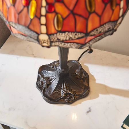 Lampa Stołowa Dragonfly flame (64092) Tiffany