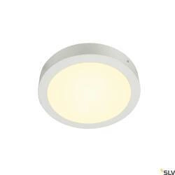 SENSER 24, lampa sufitowa natynkowa LED indoor, okrągła, kolor biały, 3000K (1003016) - SLV