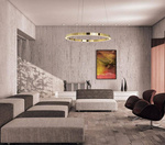 Lampa wisząca LUXURY Ø 110 cm ściemnialna (P0370D) - Maxlight