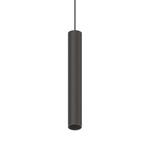 EGO Czarny (EGO_PENDANT_TUBE_12W_3000K_1-10V_BK) - Ideal Lux