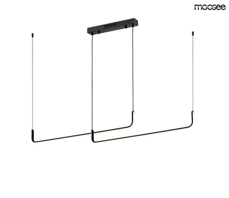 MOOSEE lampa wisząca SHAPE DUO 120 czarna (MSE010100329) - Moosee