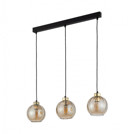 Lampa wisząca DEVI AMBER 3 PŁ LISTWA (4638) - TK Lighting