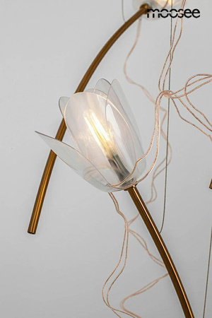 Lampa wisząca TULIPPE 14 LINE złota (MSE1501100169) - Moosee