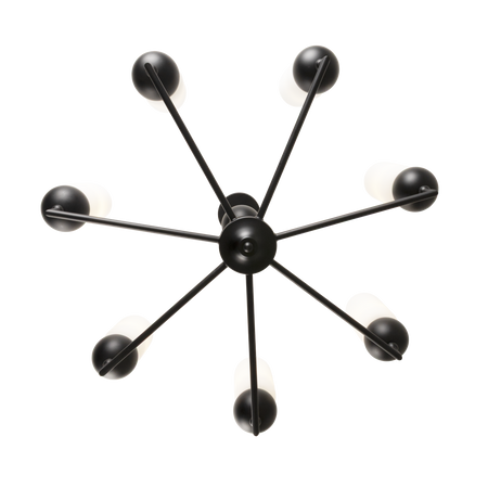 MAXLIGHT P0632 LAMPA WISZĄCA NOVA BLACK 7L





