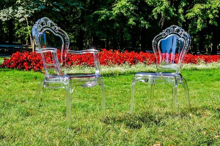 Krzesło KING transparentne - poliwęglan (666-APC) - King Home