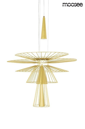 MOOSEE lampa wisząca SESTO złota (MSE010100336) - Moosee