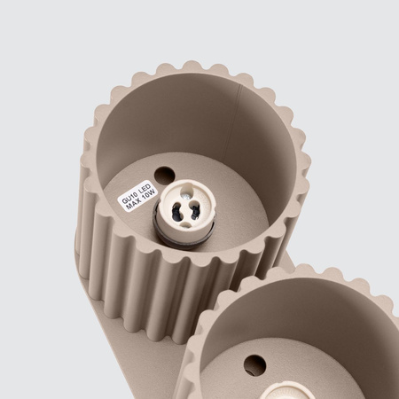 Plafon AURA 2 taupe GU10 (SL.1815) - Sollux Lighting