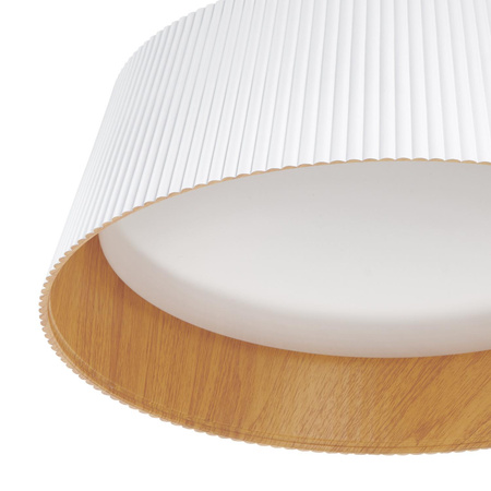 Lampa wisząca z efektownym kloszem FRILL LED biała 45 cm (ST-DL6487-WH) - Step into Design