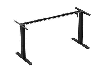 Elektrycznie regulowany stelaż do biurka z ładowarką USB Control Flex+ Czarny (LV0739) - LVN SYSTEM