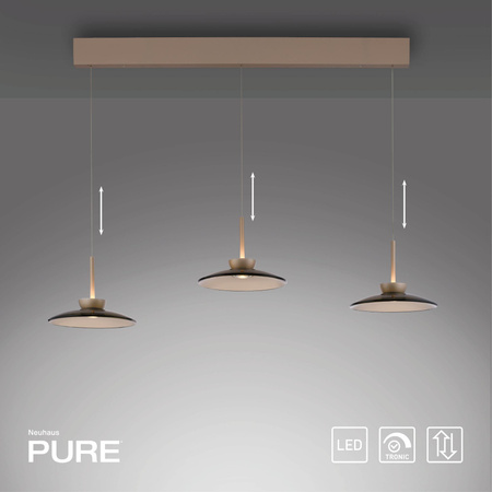 Lampa ze ściemnianiem i płynną regulacją wysokości PURE MOONBRĄZOWY (2193-97) - Paul Neuhaus