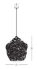 PENDANT LAMP NATURAL BRAIDED WHEAT 1XE27 (22161 Zambelis) - Zambelis