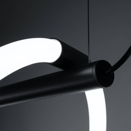 Lampa wisząca GALAKSE 84 czarna LED 2700-6500K (TH.279) - Thoro Lighting