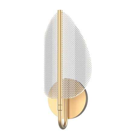 Kinkiet LED Floriana - Naturalny mosiądz (QN-FLORIANA-1W-NBR) - Quintiesse