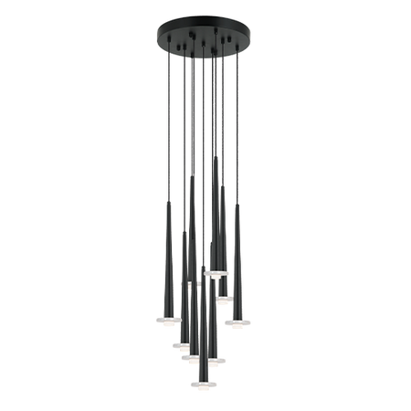PENDANT LED LIGHT 27W 3000K ALUMINUM -MARBLE BLACK (22113 Zambelis) - Zambelis