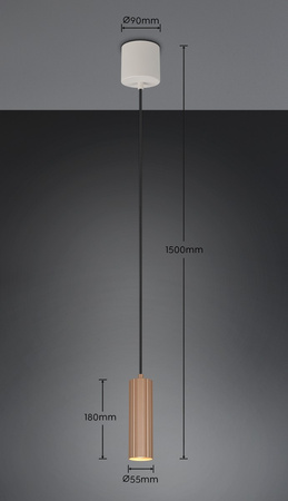 Pojedyncza lampa wisząca SOKA (367700165) - Trio