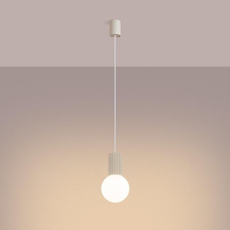 Lampa wisząca HALO 1 beżowa (SL.1719) - Sollux Lighting
