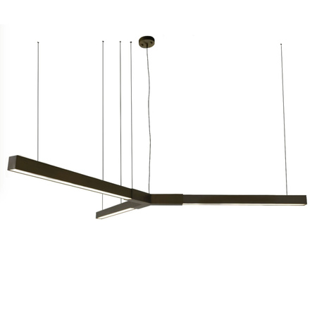 TRIKAL Z - lampa zwieszana - mosiądz patyna mat - średnica 214 cm - 3000K (5224) - ANTIGO