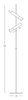 FLOOR LAMP 7W 3000K METAL BLACK GOLD (22032 Zambelis) - Zambelis