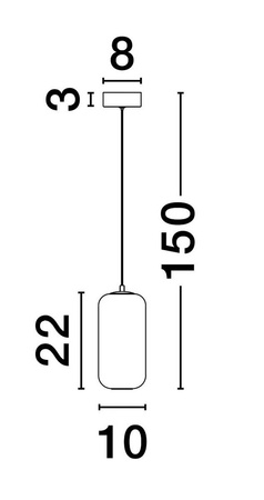 Lampa wisząca wewnętrzna ANUCO (LE44611) - Luces Exclusivas