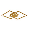 CEILING LIGHT 25W 3000K ALUMINUM&ACRYLIC GOLD DIMMABLE (2028 Zambelis) - Zambelis