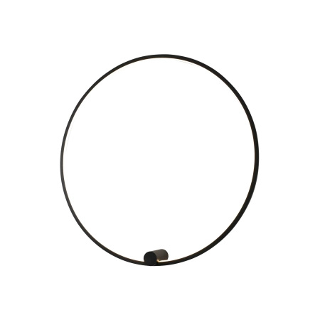 Kinkiet Ringa L LED czarny (WL0116-L-BK) - Yaskr