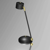 Lampka biurkowa ARENA BLACK/GOLD 1xGX53 (MLP7764) - Milagro
