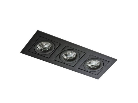 Lampa wpuszczana PACO 3 black (AZ0803 | GM2301-BK) - AZZARDO