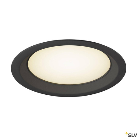 DOWNLIGHT V 200, lekko wpuszczana osłona czarna (1007487) - SLV