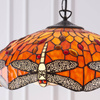Lampa Wisząca Dragonfly flame (64081) Tiffany