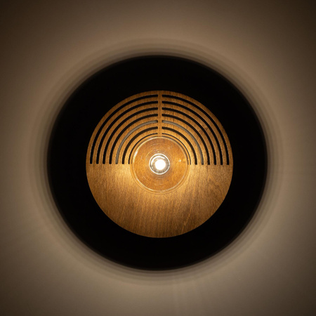Drewniany kinkiet LUNAR WOOD 1XG9  250 (11013) - TK Lighting