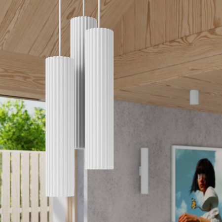 Lampa wisząca KARBON 3P biały (SL.1538) - Sollux Lighting