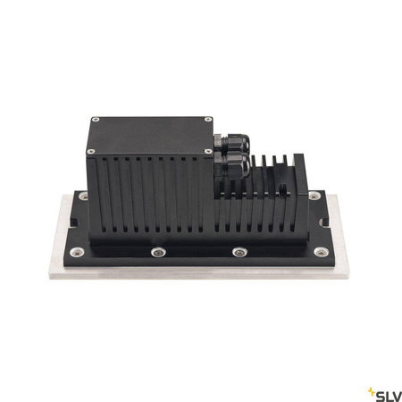 BRICK, lampa ścienna wpuszczana outdoor, LED, 3000K, stal nierdzewna, 230V, IP67, 850lm, 10W (233660) - SLV