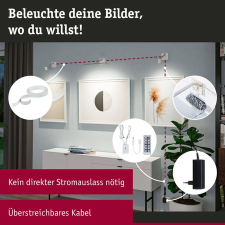 Kinkiet XANA LED 420lm 2700K 24V 5.5W szczotkowane aluminium (PL95575) - PAULMANN
