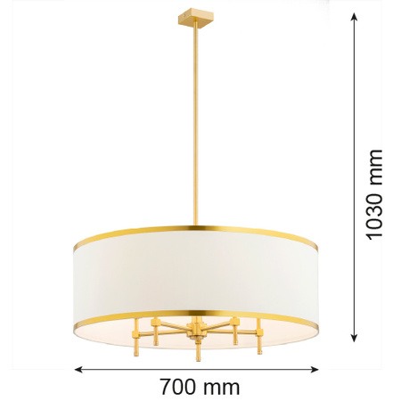 Żyrandol 5 pł. ABBANO (2127) - Argon