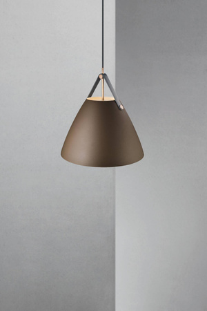 Lampa wisząca STRAP Nordlux E27 40W Metal Beżowy