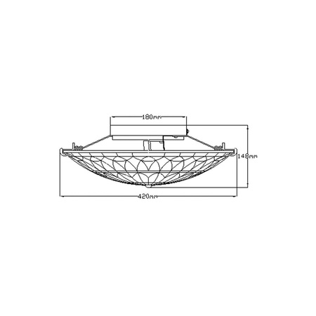 Plafon West End (QZ-WEST-END-F) - Elstead Lighting